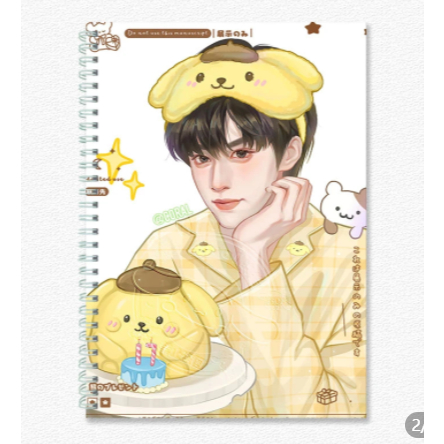 Times Youth League Song Yaxuan Series การปรับแต่งปก b5 Sketchbook a4 Sketchbook 8k Markbook หนังสือภ