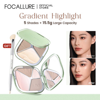 FOCALLURE Gradient Highlighter Contour Palette Long Lasting Smooth Lightweight