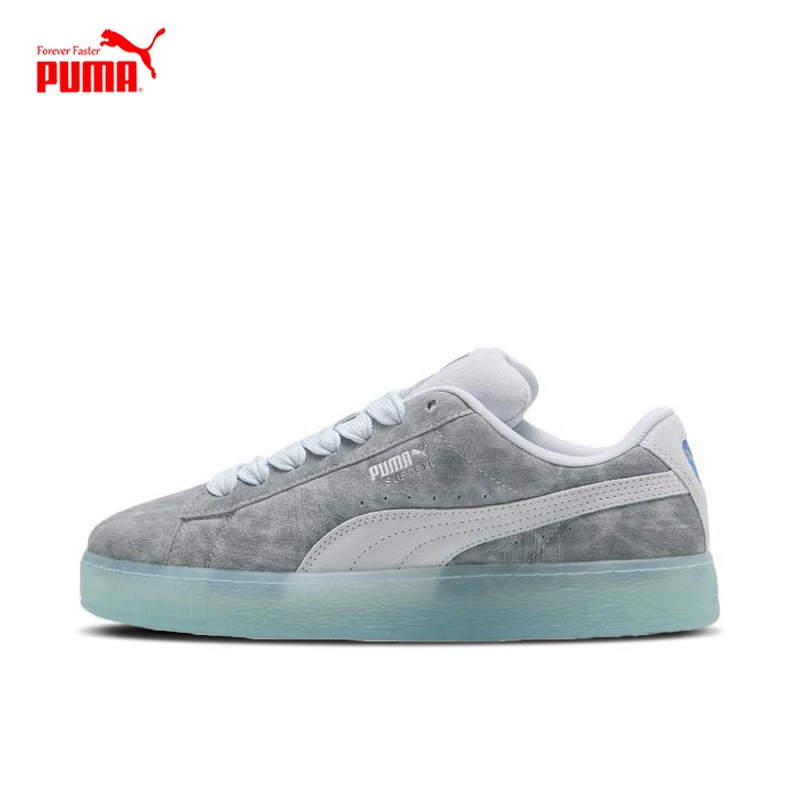Pm SUEDE XLChunky Oversize Retro Puffy Shoes สีเทา | สีเขียว