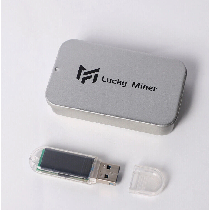 Lucky Miner V3 USB Dongle Solo Bitcoin BTC Miner 75KH/s เครื่องมือ - ชนะ 6.25 BTC
