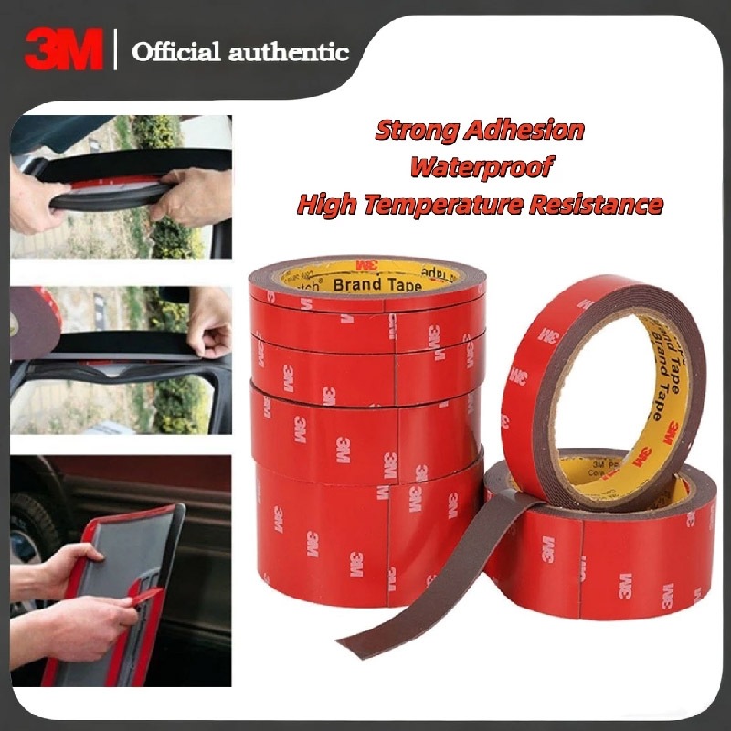 3M เทปสองด้าน VHB Strong ถาวรกลางแจ้งกันน้ํายานยนต์ความร้อน UV ติดตั้งภายนอก 8/10/15/20/25 มม.*10 M