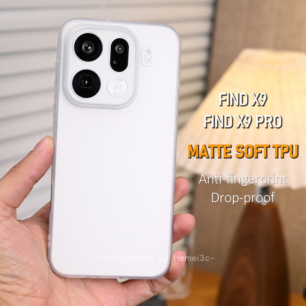 สําหรับ OPPO Find X9 / X9 Pro / X9 Ultra / X9s Pro เคสโทรศัพท์ฝาครอบ & ชุดป้องกันหน้าจอ Soft Translucent Matte Thin Casing