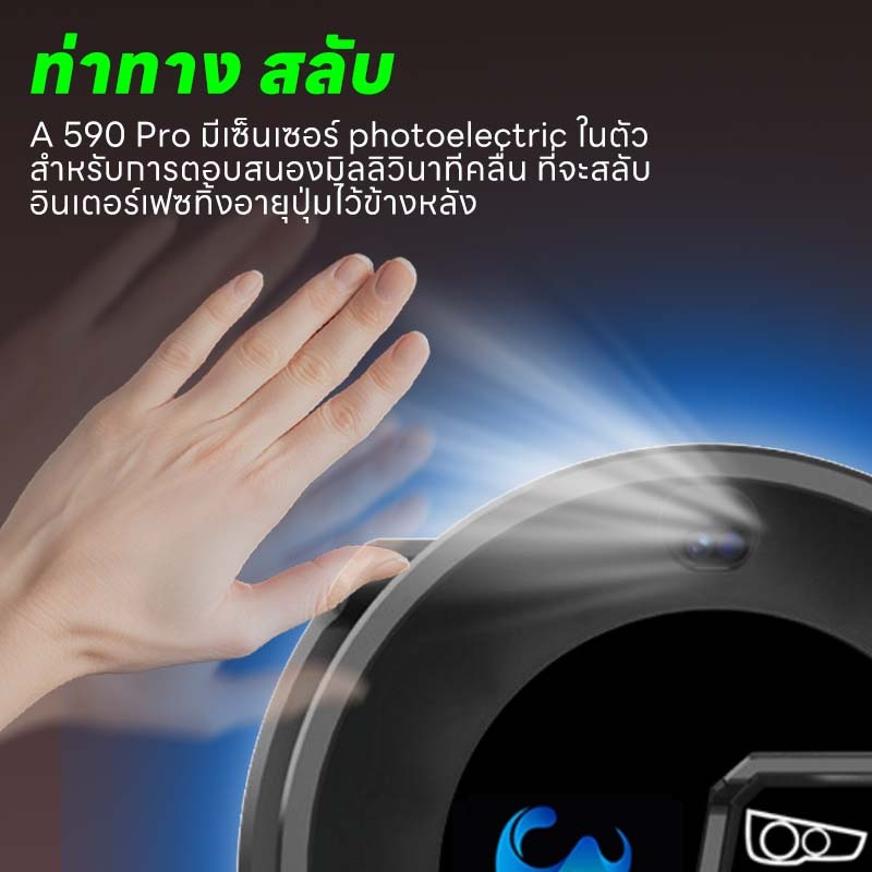 🚗WEITI A590 PRO OBD2+GPS🚗 สมาร์ทเกจ Smart Gauge Digital Meter/Display ของแท้เมนูภาษาไทย Gauge เกจวัดรถยนต์ meter วัดความร้อน - รูปที่ 3