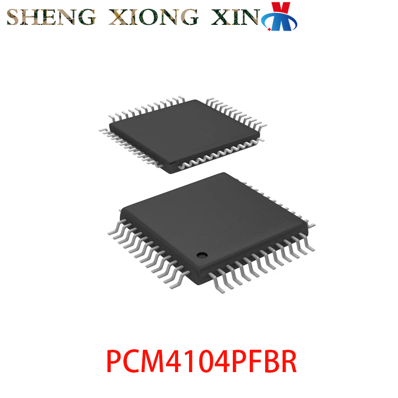 2 ชิ้น/ล็อต PCM4104PFBR 48-TQFP DAC PCM4104 วงจรรวม