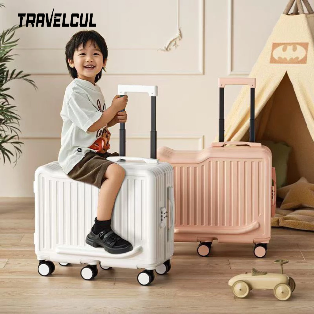 【สต็อกไทยพร้อมส่ง】TRAVELCUL กระเป๋าเดินทางใหม่ที่แฟชั่น กระเป๋าเดินทางเด็กใหม่ที่สามารถพกพาได้ กระเป๋าเดินทางที่ชอบสําหรับพ่อแม่และเด็ก