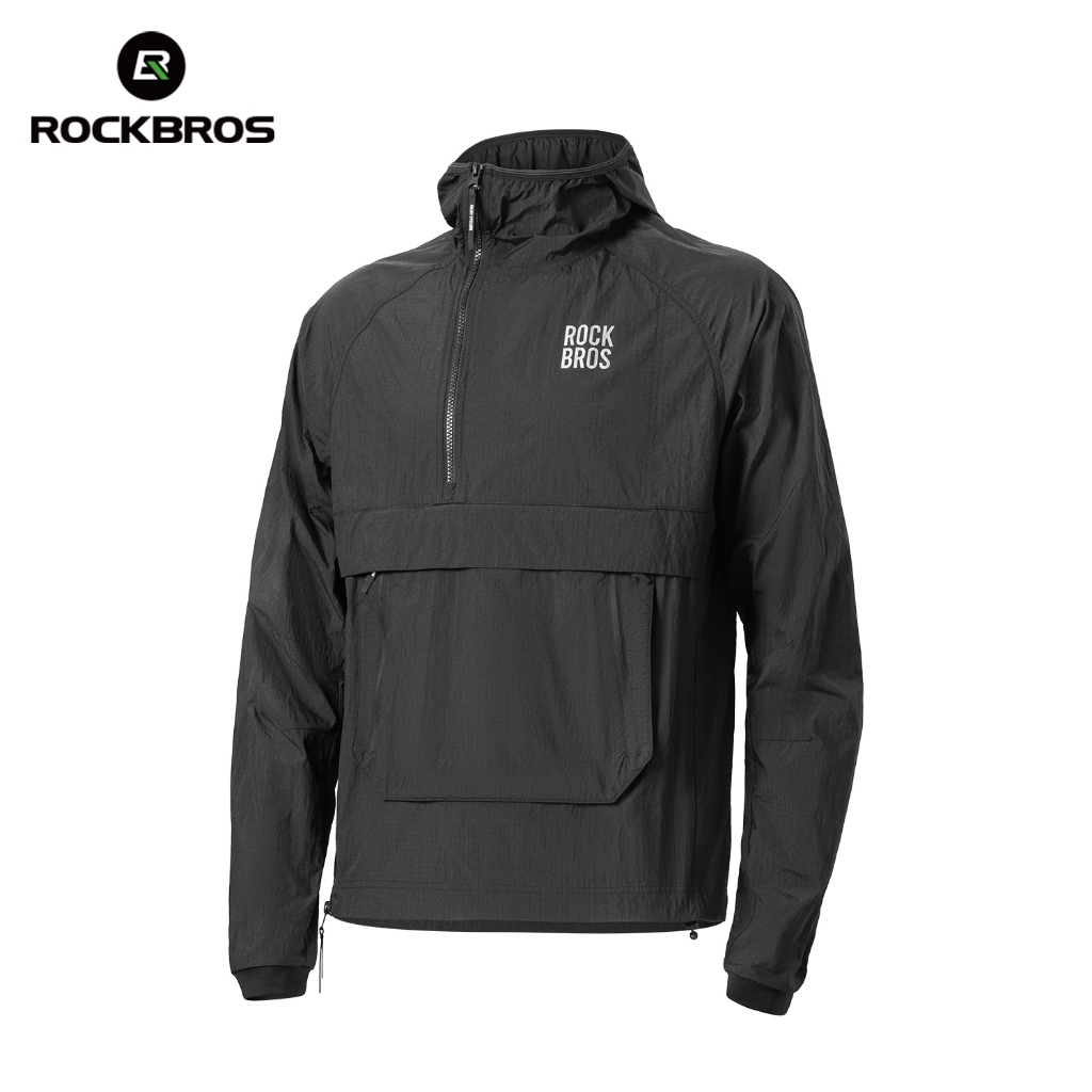 ROCKBROS Windbreaker กันน้ําและลม พกพาสะดวก ระบายอากาศได้ดี