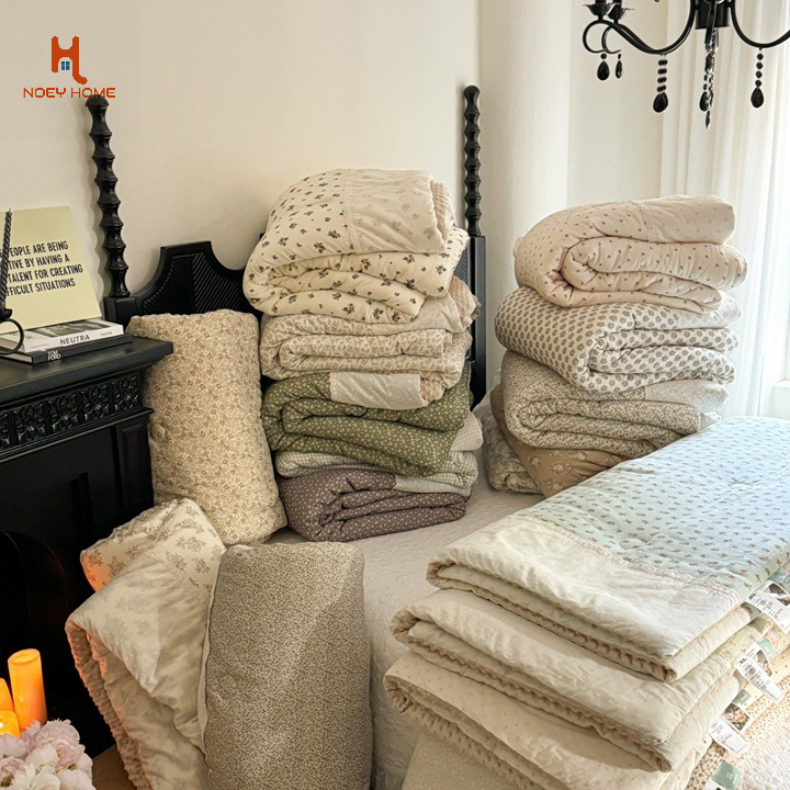 ผ้าห่มใยถั่วเหลืองญี่ปุ่น ทำจากผ้าฝ้ายคุณภาพสูง ขนาด 5 ฟุต และ 6.5 ฟุต นุ่มสบาย