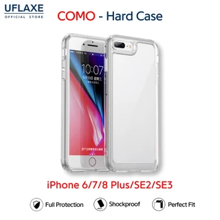 UFLAXE COMO - เคส Apple iPhone 6 / 6S / 7 / 8 Plus / SE 2 / SE 3 - เคสแข็งใสกันเหลืองกันกระแทก เคสโทรศัพท์บางเฉียบป้องกันรอยนิ้วมือ