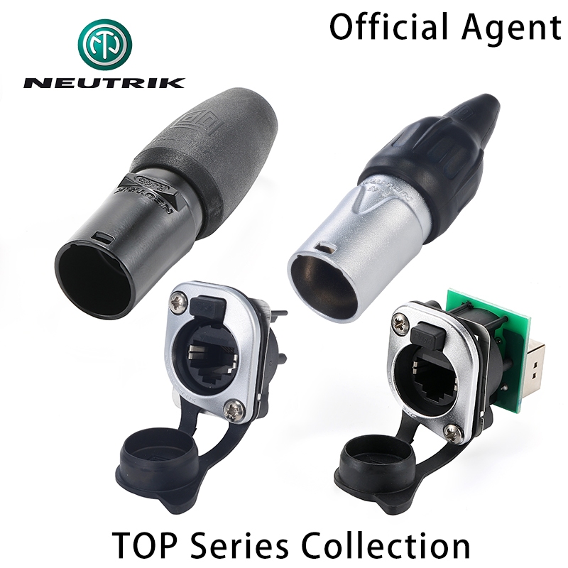 NEURIK เครือข่าย RJ45 connector IP65 กันน้ํา NE8MX-B-TOP