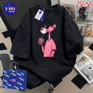 【พร้อมส่ง】🔥NASA ยูนิเซ็กส์ ฤดูร้อน ผ้าฝ้ายแท้100% หลวม พิงค์…