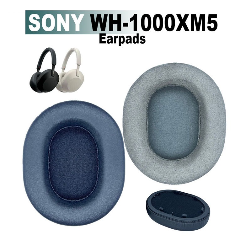 เปลี่ยนแผ่นรองหูฟัง Earmuffs สําหรับ SONY WH 1000XM5 หูฟังปิดผนึกกันเสียงและลดเสียงรบกวนแผ่นรองหูฟัง