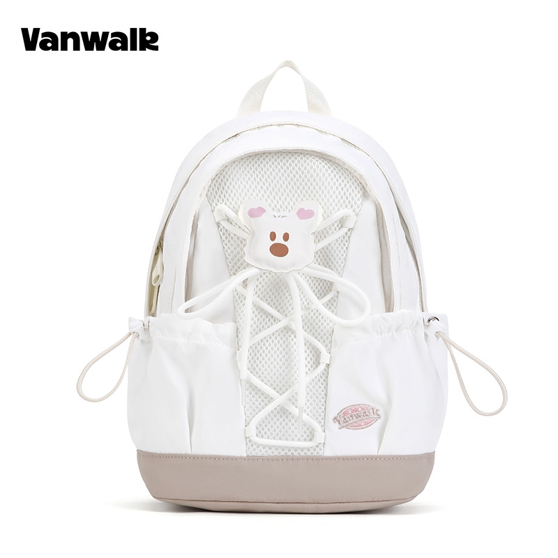 กระเป๋าเป้สะพายหลัง Vanwalk สไตล์น่ารักจากคอลเล็กชัน Pinecone Tribe Series v2972 - รูปที่ 5