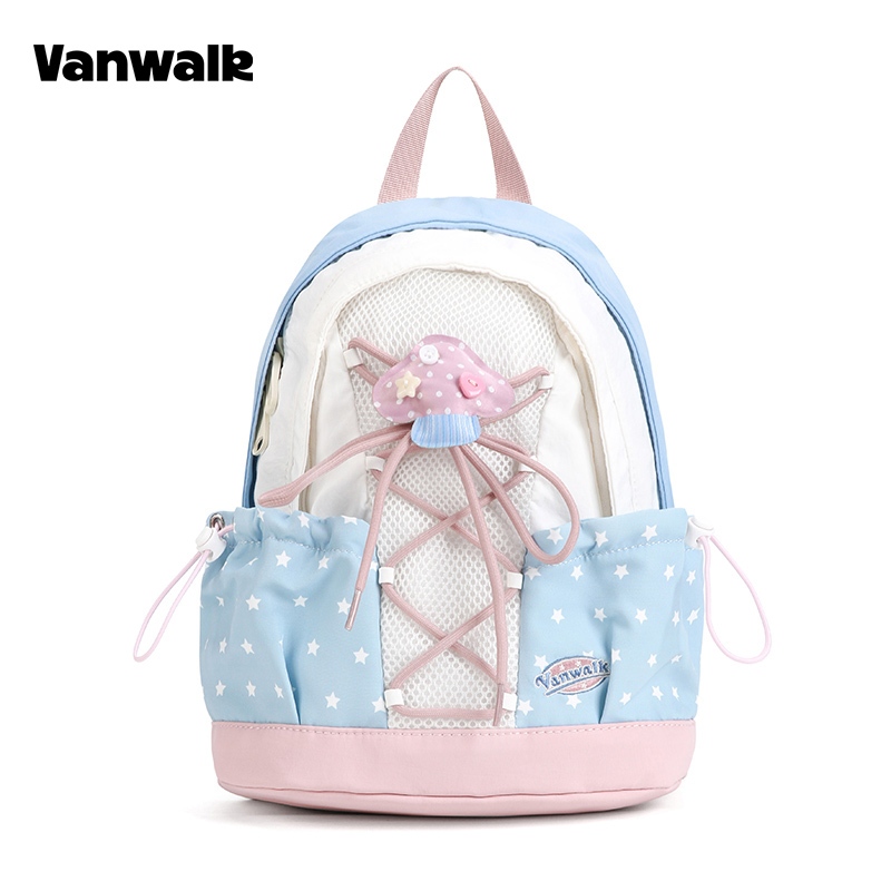 กระเป๋าเป้สะพายหลัง Vanwalk สไตล์น่ารักจากคอลเล็กชัน Pinecone Tribe Series v2972 - รูปที่ 7