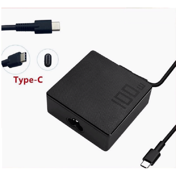 ใหม่ 100W 20V 5A Type-C AC Power Adapter สําหรับ Lenovo Yoga Pro 7 14ASP9 แล็ปท็อป Charger แหล่งจ่าย