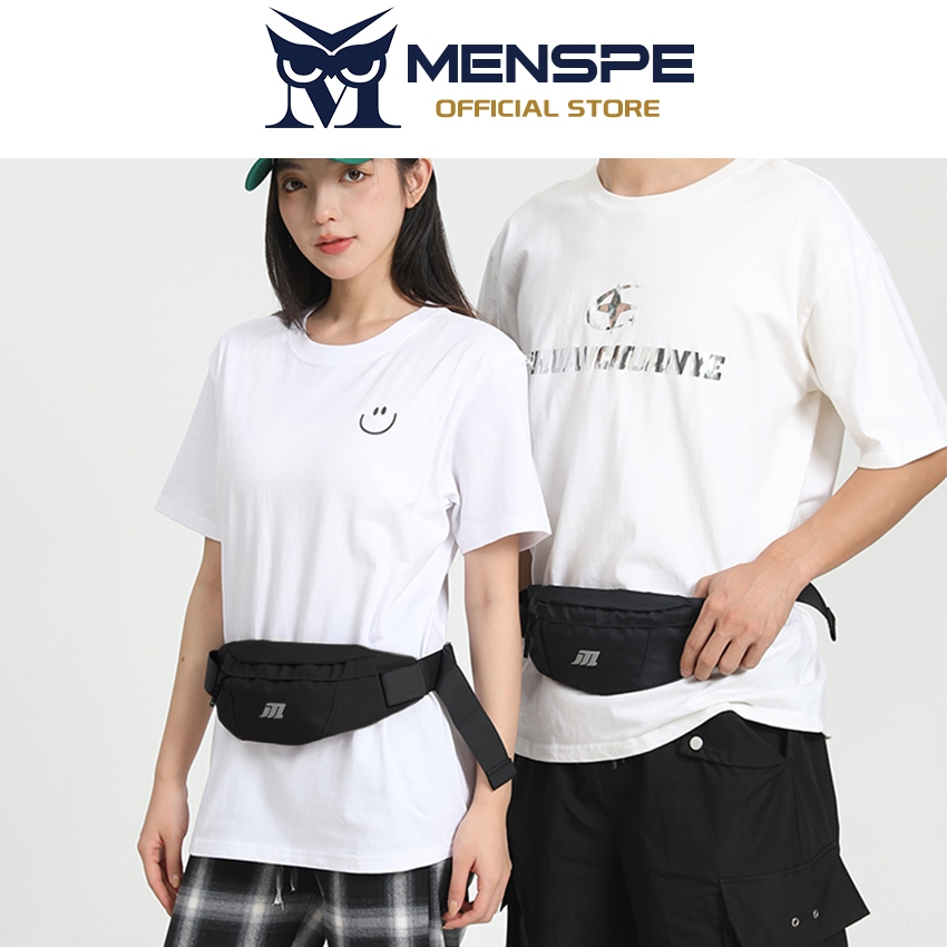 MENSPE กระเป๋าคาดเอวกีฬากลางแจ้ง Unisex Ultrathin ปรับกันน้ําวิ่งกระเป๋าคาดเอวพร้อมแถบสะท้อนแสง