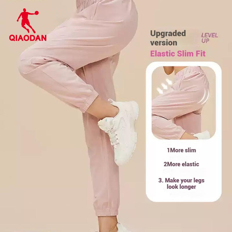 Qiaodan กางเกงกีฬาลําลองสําหรับบุรุษทอระบายอากาศ XYZK12236330