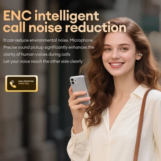 Monster D08 หูฟังบลูทูธ Open Ear แบบหนีบหู คุณภาพเสียง HiFi รอบทิศทาง ENC ไมโครโฟนคมชัด