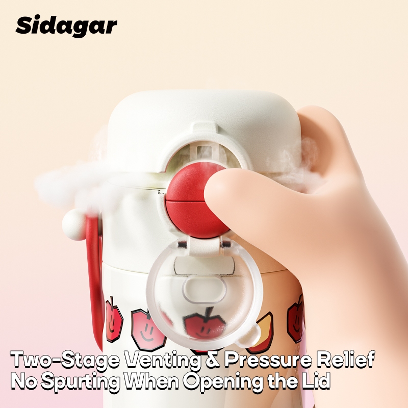 Sidagar แก้วเก็บความเย็น ถ้วยน้ําซับสแตนเลส 560ML ถ้วยเก็บความร้อนสําหรับนักเรียนถ้วยพกพากลางแจ้ง ราคา ถูกที่สุด ดีลบีเคเค แกลเลอรีภาพที่ 6