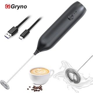 Gryno เครื่องตีฟองนมแบบชาร์จไฟได้ไฟฟ้า, เครื่องตีไข่แบบมือถื…