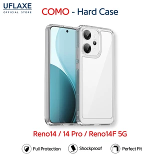 UFLAXE COMO - เคส OPPO Reno 14 / Reno 14 Pro / Reno 14F 5G - เคสแข็งใสกันเหลืองกันกระแทก เคสโทรศัพท์บางเฉียบป้องกันรอยนิ้วมือ