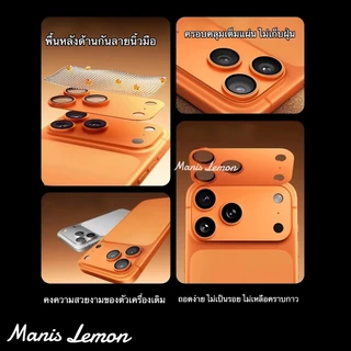 Manis Lemon Shield Glass for iPhone 17 16 15 14 13 Pro Max Plus Air Mini ฟิล์มกล้อง แหวนเลนส์อัลลอยด์ เลนกล้อง เลนส์กล้อง สำหรับ ไอโฟน