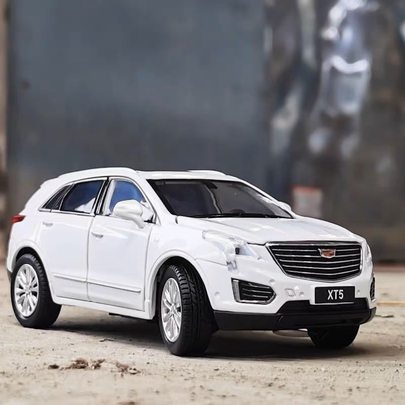 JKM 1:32 Cadillac XT5โลหะผสมMiniatureรถDiecastโลหะรุ่นรถSound & Lightของเล่นเด็กรถ