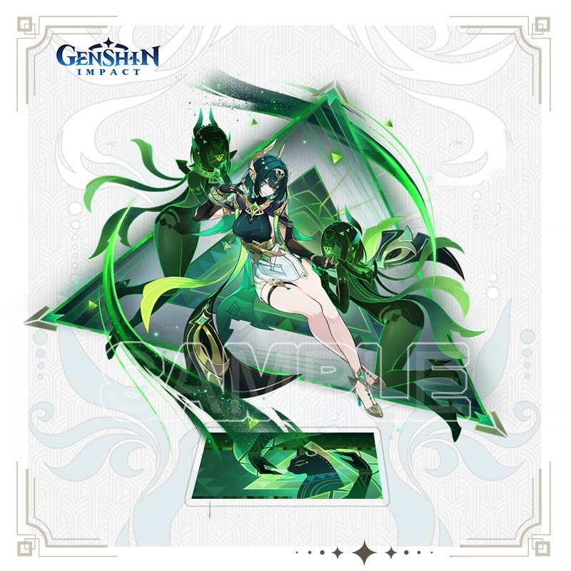 Doujin genshin impact Nefer Durin Furina โมเดลตัวละครยืน