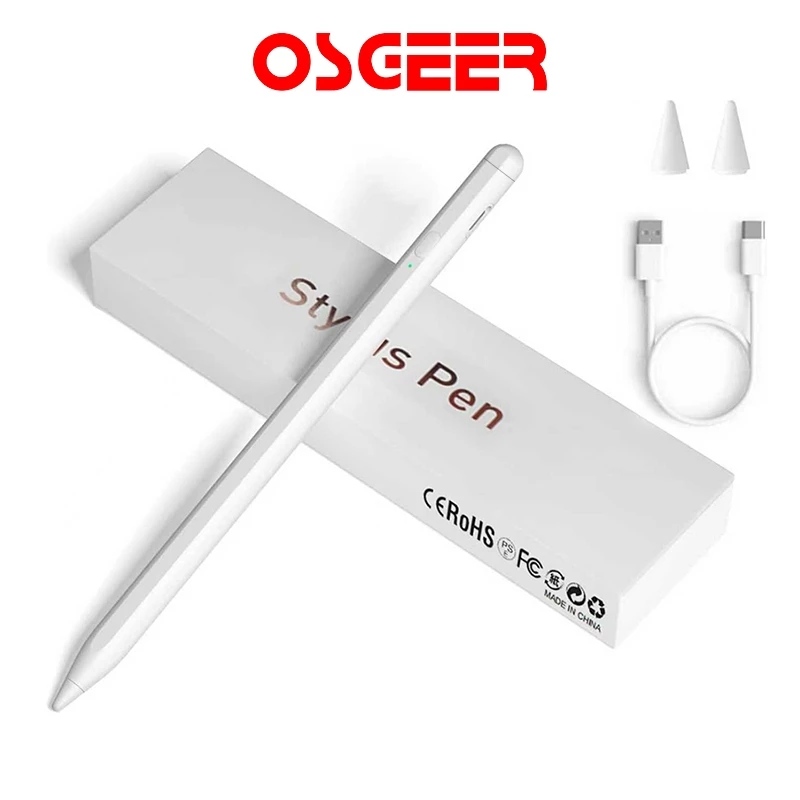 [OSGEER]สไตลัสแอคทีฟ+ทัชสกรีน+capacitive สําหรับ iPad ทุกรุ่น (2018-2025) Air 11 A16/Pro 11"/12.9" M3/M4/Mini มีของพร้อมส่ง