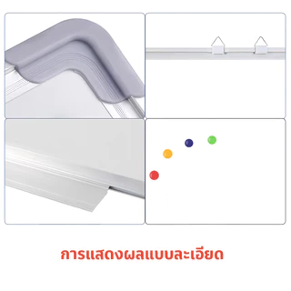 กระดานไวท์บอร์ด กระดานเขียน ไวท์บอร์ด ลบได้ หลากหลายขนาด เหมาะสําหรับสํานักงานและห้องเรียน whiteboard