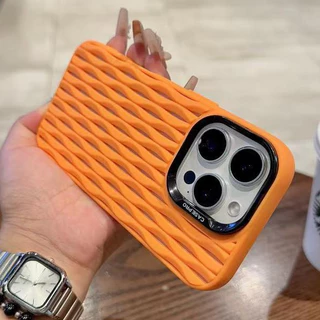 ตาข่ายระบายอากาศกรณีปกหลังซิลิโคนอ่อนนุ่มกรณีโทรศัพท์สําหรับ iPhone 17 11 12 13 14 15 16 Pro Max 14/15 Plus 17AIR การกระจายความร้อนกันกระแทกกร