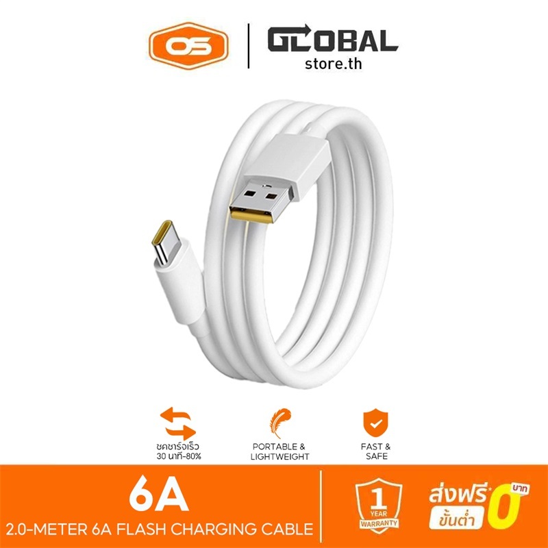 ชุดชาร์จเร็ว OP 33W 65W 80W SUPERVOOC ใหม่ เหมาะสําหรับซีรีส์ทุกรุ่น รับประกัน 1 ปี