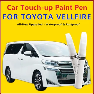 TOYOTA VELLFIRE -สีสัมผัสสําหรับรถยนต์ปากกาซ่อมแซมรอยขีดข่วนอัตโนมัติแปรงและเคล็ดลับปากกาซ่อมแซม 2 in 1
