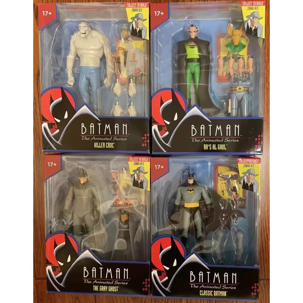 McFarlane Animated Adventure Batman Killer Croc Ninja Master Ghost Set แอ็คชั่นฟิกเกอร์ขนาด 7 นิ้ว