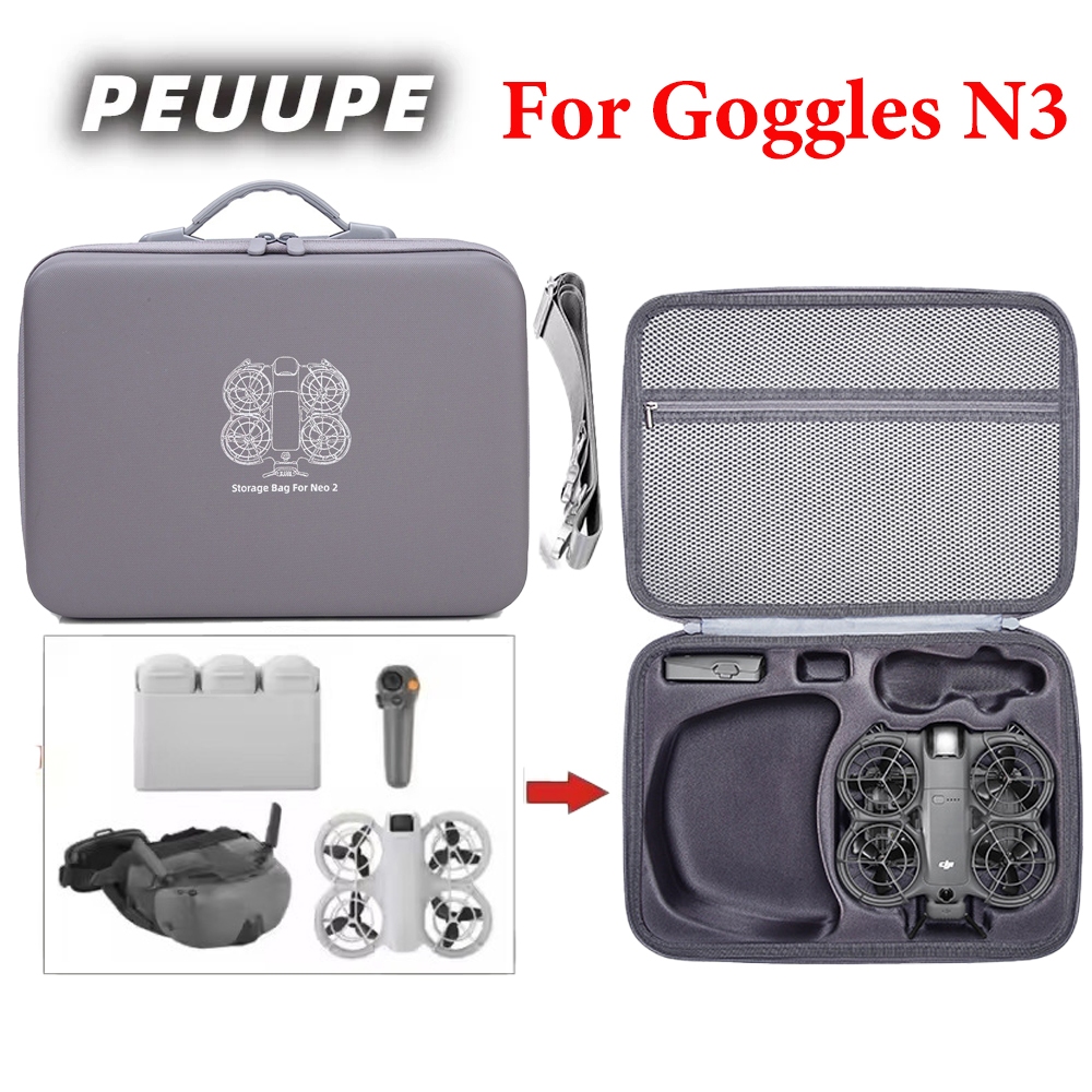 เหมาะสําหรับ DJI NEO2 Somatosensory กระเป๋าเก็บชุดรวมกระเป๋ากระเป๋าเดินทางแบบพกพา DJI Neo2 Changfei กระเป๋าสะพายอุปกรณ์เสริมกรณี