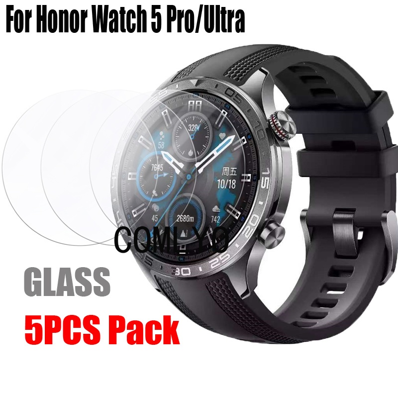 สําหรับ Honor watch 5 Pro Ultra Smart Watch กระจกนิรภัยป้องกันหน้าจอ 9H 2.5D ฟิล์ม