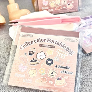 1600 PCS Mini Deco สติกเกอร์หนังสือน่ารัก Emoji สติกเกอร์ชุดการ์ตูน Bow Knot Journal โทรศัพท์เล็บตกแต่งสติกเกอร์กันน้ํา DIY Collage