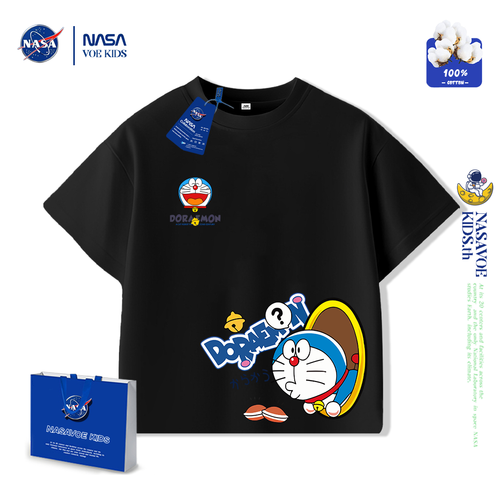 [จัดส่งด่วนภายใน 24 ชั่วโมง] เสื้อยืดแขนสั้นเด็ก ผ้าฝ้าย 100% เสื้อลำลองน่ารักสำหรับเด็กผู้ชาย - รูปที่ 3