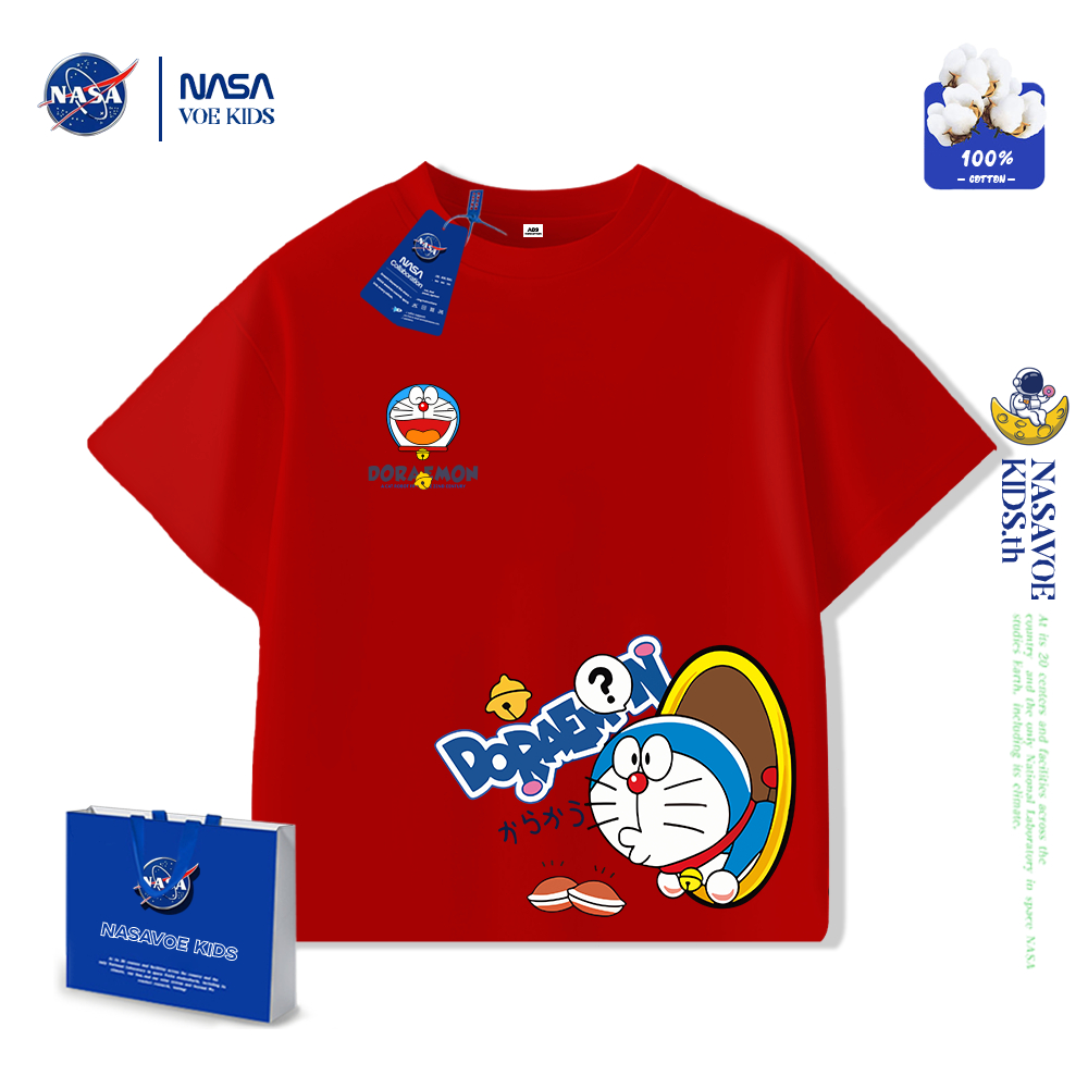 [จัดส่งด่วนภายใน 24 ชั่วโมง] เสื้อยืดแขนสั้นเด็ก ผ้าฝ้าย 100% เสื้อลำลองน่ารักสำหรับเด็กผู้ชาย - รูปที่ 2