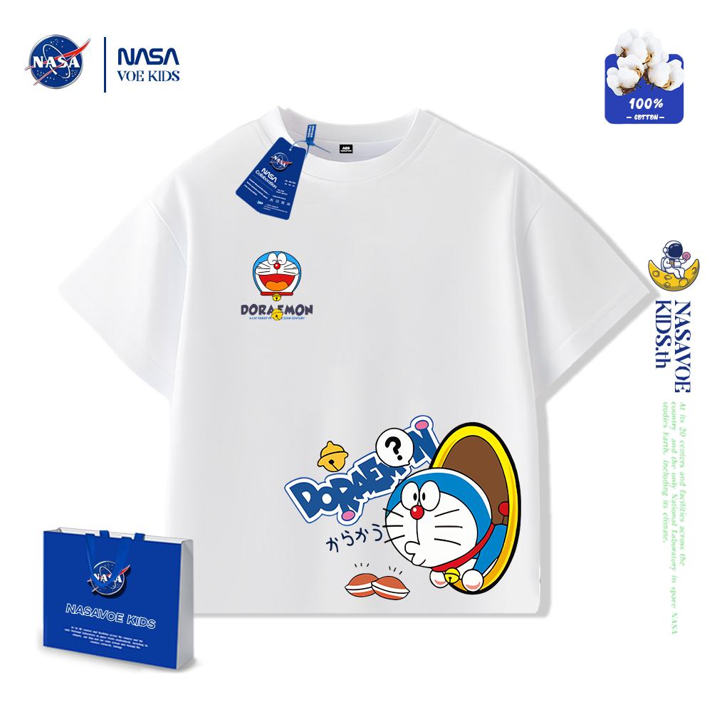 [จัดส่งด่วนภายใน 24 ชั่วโมง] เสื้อยืดแขนสั้นเด็ก ผ้าฝ้าย 100% เสื้อลำลองน่ารักสำหรับเด็กผู้ชาย