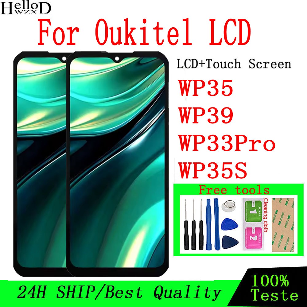 สําหรับ Oukitel WP35 WP39 WP33 Pro WP35 S จอแสดงผล LCD หน้าจอสัมผัสเปลี่ยน