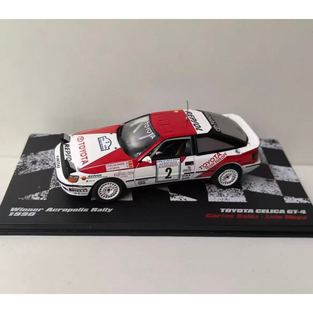 1/43 TOYOTA CELICA GT-4     #2     1990 Toyota Racing Model Alloy
