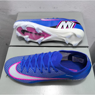รองเท้าฟุตบอลแบรนด์ใหม่ ฉ 39-45 ผู้ชายกลางแจ้งถักสีฟ้าและสีขาวต่อต้านลื่นรองเท้าฟุตบอล