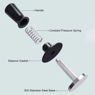 [การจัดส่งในประเทศ] 51 มม.53 มม.58 มม.กาแฟ Tamper แรงดันสแตนเลส 30lb คงที่ Tampers จําหน่าย Fit 51/53/58 มม.Portafilter