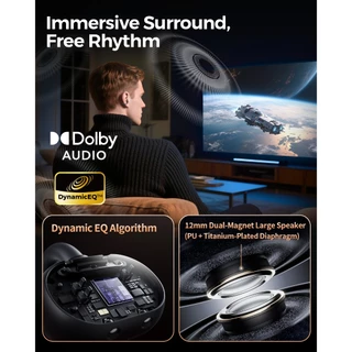 SoundPEATS Clip1 Bluetooth 5.4 Wireless Opean-Ear Headphones รองรับ LDAC+Hi-Res True Wireless Headphone