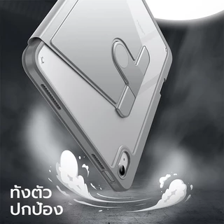 X-IT เคสหมุนได้สําหรับ iPad Air 11 M2 M3 M4 4 5 6 7 8 (A16) 12th/11th/10th Generation Pro 11 13 M4 M5, 360 องศาหมุนขาตั้งป้องกันฝาครอบด้านหลังที่ชัดเจน,อัตโนมัติ/Sleep