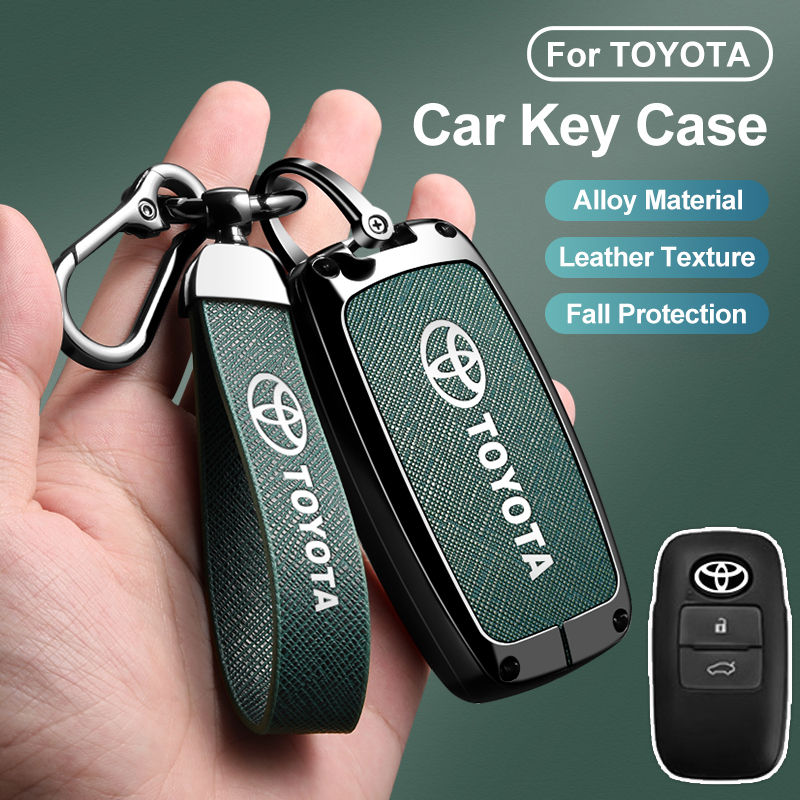 เคสกุญแจรีโมทรถยนต์ หนังสังกะสีอัลลอย อุปกรณ์เสริม สําหรับ Toyota Yaris Ativ Yaris CROSS 2022-2025 Vios 2023 wigo 2022-2025