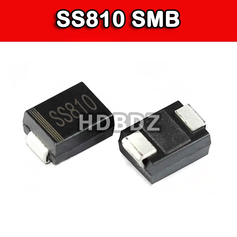 20~50PCS SS810 SMB  8A 100V DO-214AA Shoteki ไดโอด IC SMD