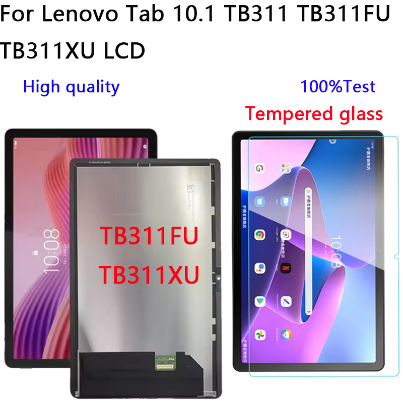 สําหรับLenovo Tab 10.1 TB311 TB311FU TB311XUจอแสดงผลLCD Touch Screen Digitizer Glass Assemblyอะไหล่ซ