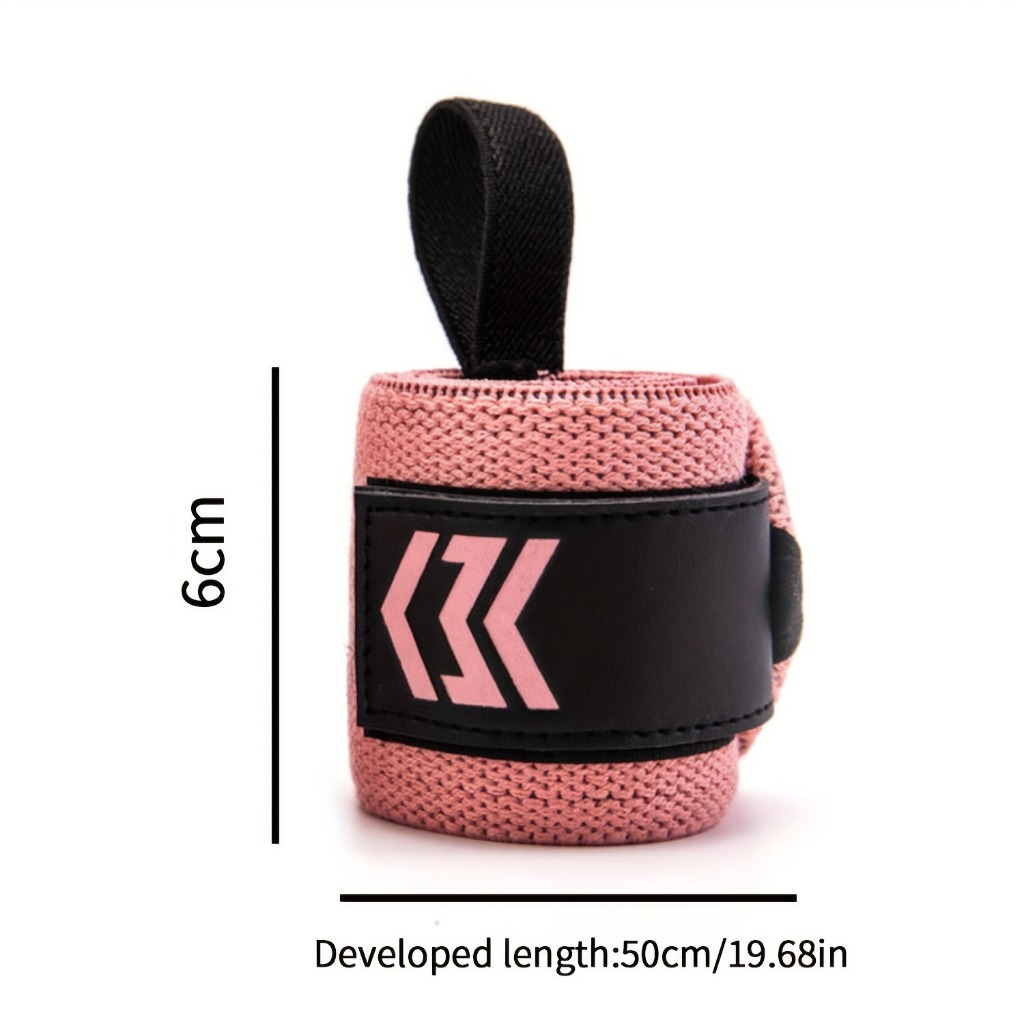 ผ้าพันข้อมือWAISFIT ออกแบบมาเพื่อยกน้ำหนัก พยุงข้อมือด้วยเทคโนโลยีการทอแน่น มีห่วงสำหรับนิ้วหัวแม่มือและตีนตุ๊กแก ใช้งานในยิม และเหมาะสำหรับPowerlifting และStrength Training