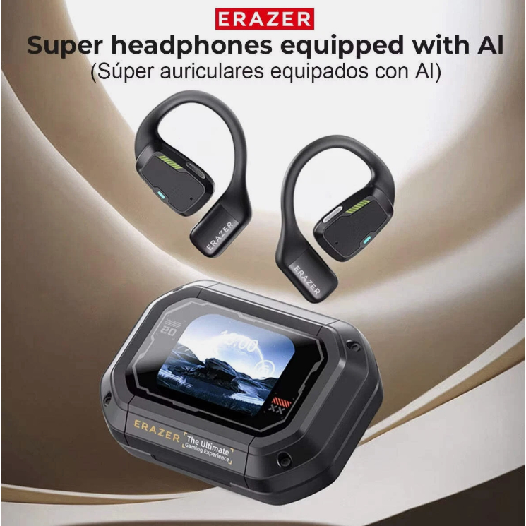 หูฟัง Erazer XP6 พร้อม AI แปลหูฟังไร้สาย ASMR/Office/Travel